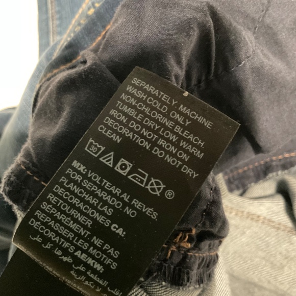 White House Black Market Classic-Rise Black Lace Hem Skinny Ankle Jeans 6 - Picture 10 of 15